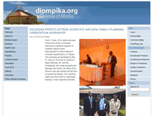Tablet Screenshot of diompika.org